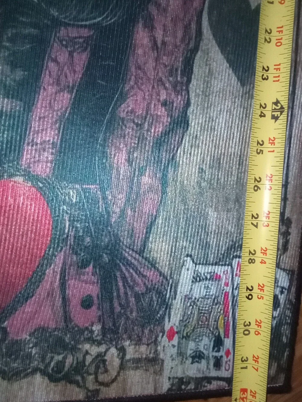 Harley Quinn Gothic Playing Card Floor Mat Rug / Wall Hanging Tapestry - 17